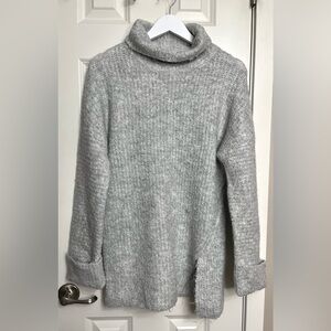 Express Grey Turtleneck Sweater